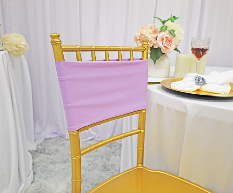 Spandex Chair Band Sample 7x13 Lavender