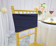 Spandex Chair Band Sample Navy Blue