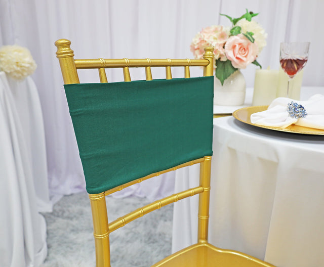 Spandex Chair Bands Jade 7x13