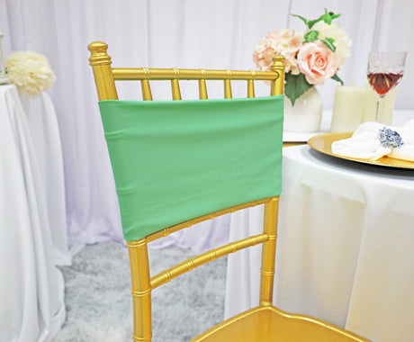 Spandex Chair Bands 7x13 Sage Green