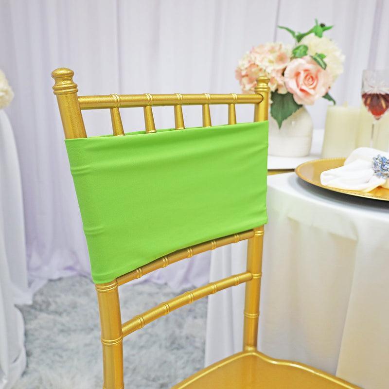 Spandex Chair Band Sample Apple Green