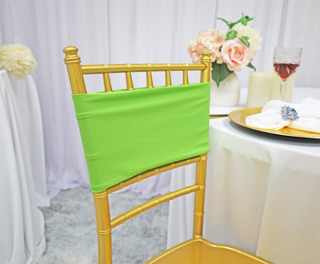 Spandex Chair Band Sample Apple Green