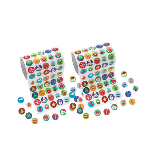 Mini Christmas Sticker Roll 1000 Pieces