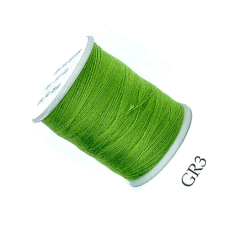 200 Yards Green Tone Polyester Thread Small Size for Sewing and Crafting