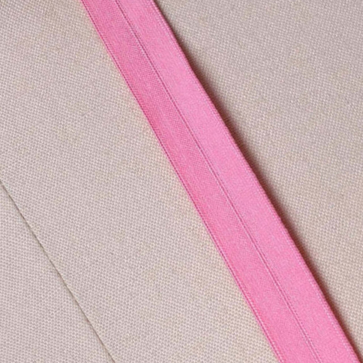 3 Yards Taffy Pink Stretch Bias Fold Over Elastic Trim 5/8"
