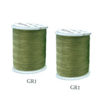 200 Yards Green Polyester Thread Small Spool for Sewing & Craft Projects