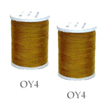200 Yards Bright Orange or Yellow Thread Small Spool Polyester for General Sewing
