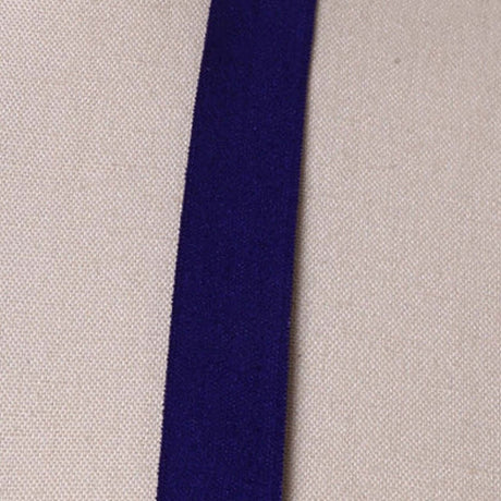 3 Yards Dark Purple Fold Over Elastic 5/8" Shiny Trim for Hairbands & Sewing