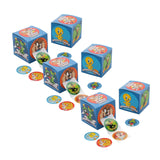 1 1/2" Looney Tunes Sticker Roll with Dispenser 100 Pc
