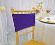 Spandex Chair Bands Regency Purple 7x13
