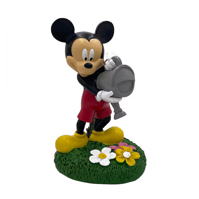 Disney 8-in H x 5-in W Multiple Colors Mickey Garden Statue Outdoor Decoration