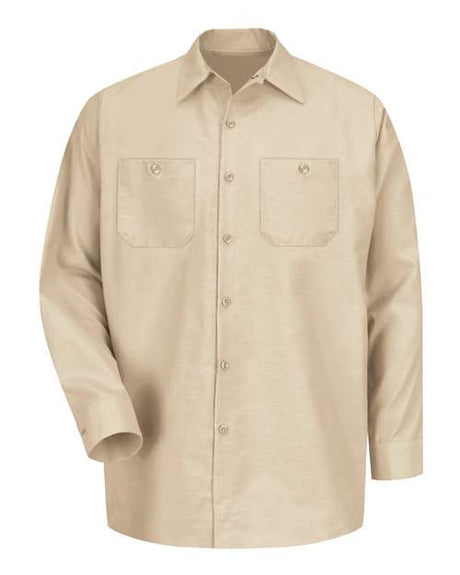 Red Kap Men's Tall Industrial Long Sleeve Work Shirt