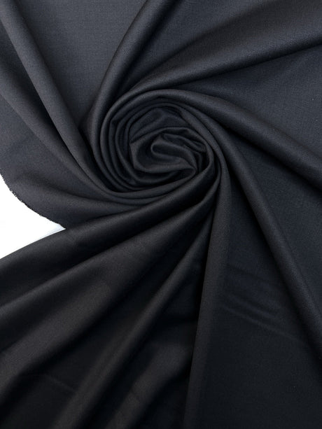 Blue Twill Blend Suit Fabric