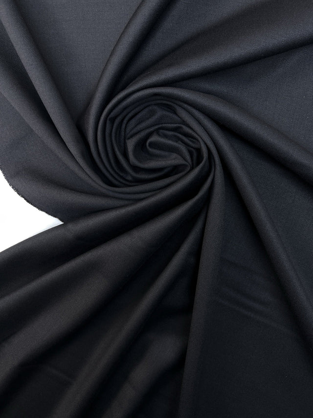 Blue Twill Blend Suit Fabric