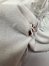 White Polyamide Knitted Fabric