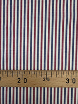 Cotton Twill Fabric Multicolour Stripes Herringbone