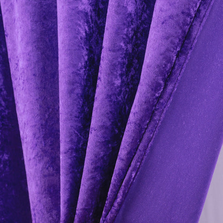 Velvet Backdrop Drape Panel 14 ft x 57 in Victoria Lilac