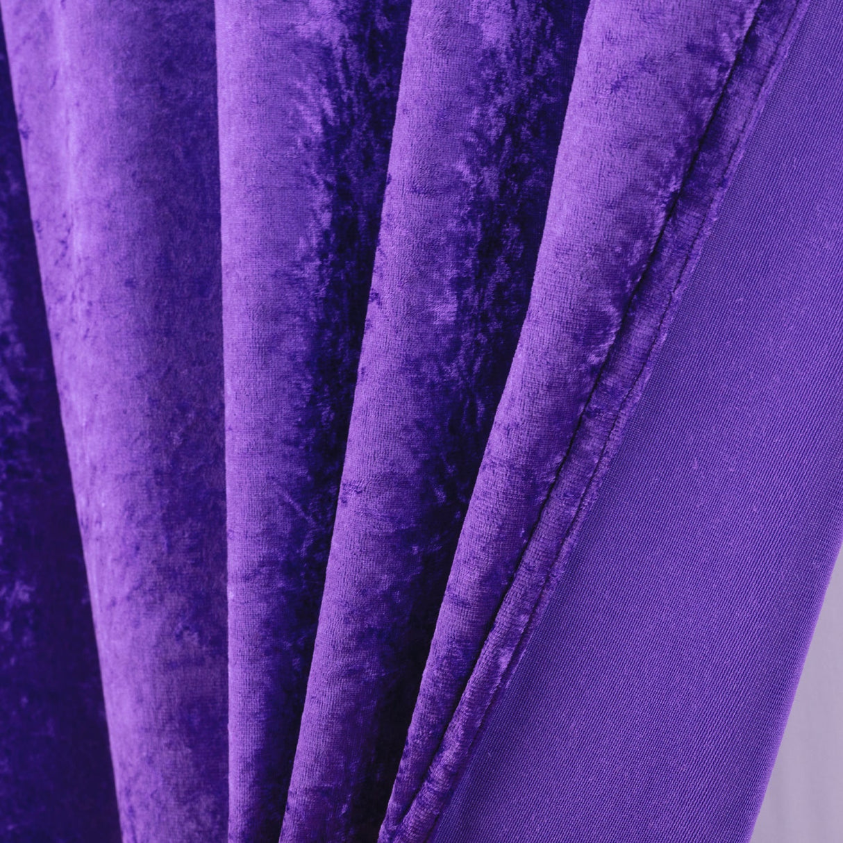 Velvet Backdrop Curtain Drape Panel 10 ft x 57 in Victoria Lilac