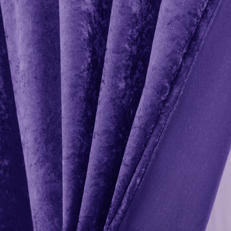 Velvet Backdrop Drape Panel 14 ft x 57 in Regency Purple