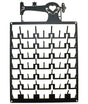 Sewing Machine Spool Rack Charcoal