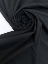 Wool Polyamide Suiting Black