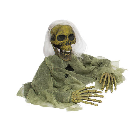 Haunted Living 13-in Freestanding Skeleton Figurine – Grave Breaker Halloween Decoration