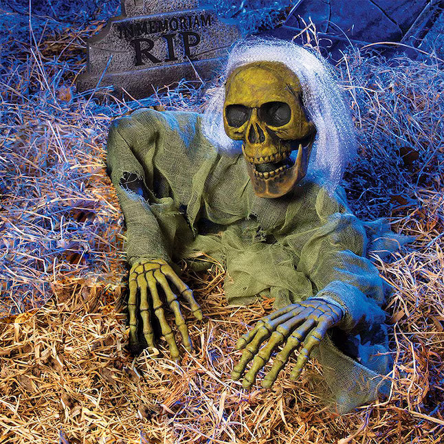 Haunted Living 13-in Freestanding Skeleton Figurine Halloween Decoration