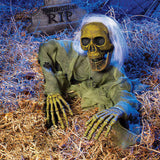 Haunted Living 13-in Freestanding Skeleton Figurine Halloween Decoration