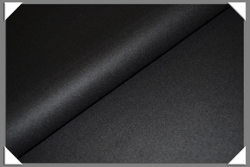 Black Cashmere/Wool Fabric - Black, 58/60" Width