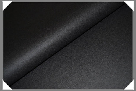 Black Cashmere/Wool Fabric - Black, 58/60" Width