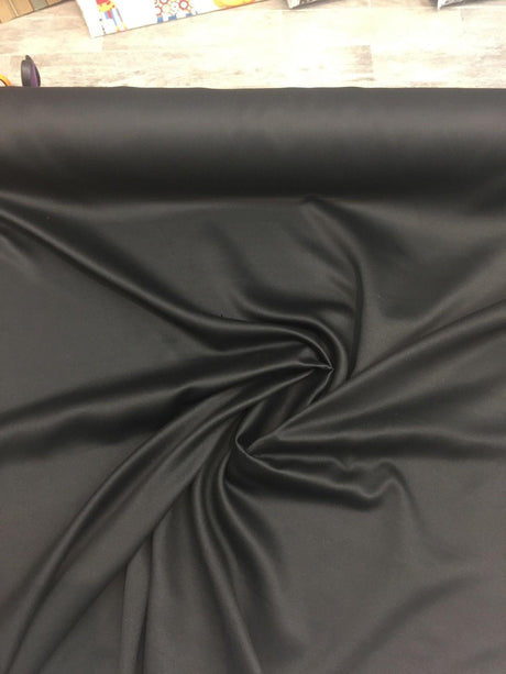 Black Soft Blackout Fabric - Black, 60" Width (1 Yard)
