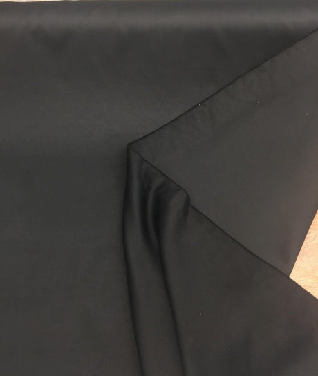 Black Soft Blackout Fabric - Black, 60" Width (1 Yard)