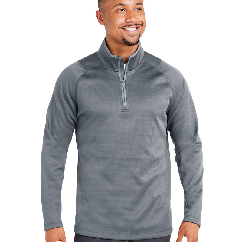 Men's Waffle Fleece Quarter-Zip