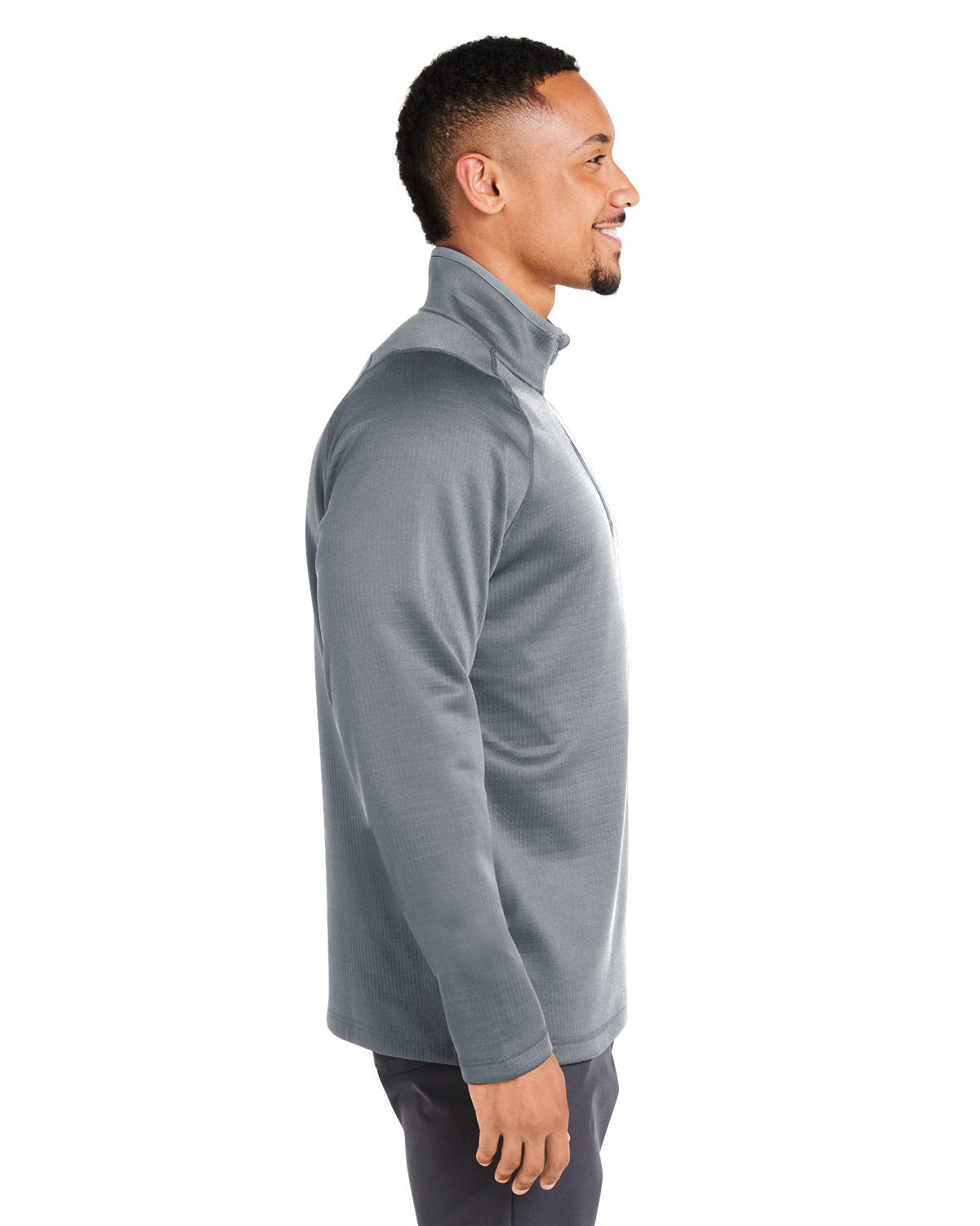 Men's Waffle Fleece Quarter-Zip