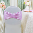 Ruffled Spandex Chair Band Sample Lavender