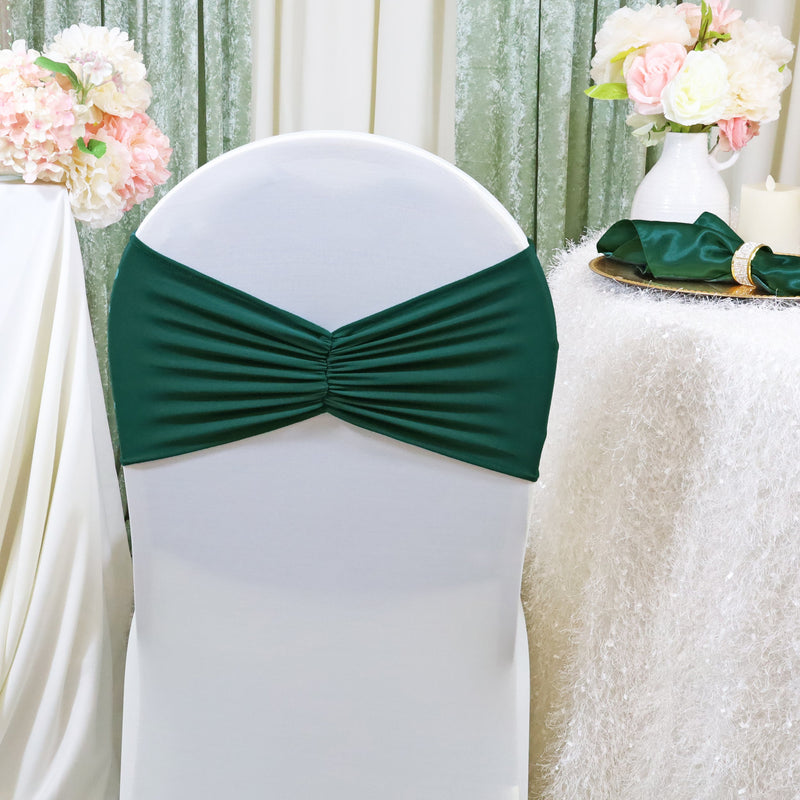 Ruffled Spandex Chair Band Sample
