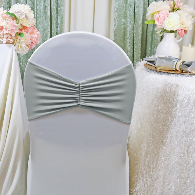 Ruffled Spandex Chair Band Sample