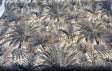 Monteverde Noche Cotton Fabric - Gray, Tropical Pattern, 54" Width (By The Yard)