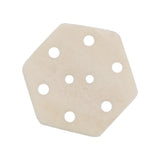 Natural Bone Hexagonal 2-Hole Button - 48L/30.5mm