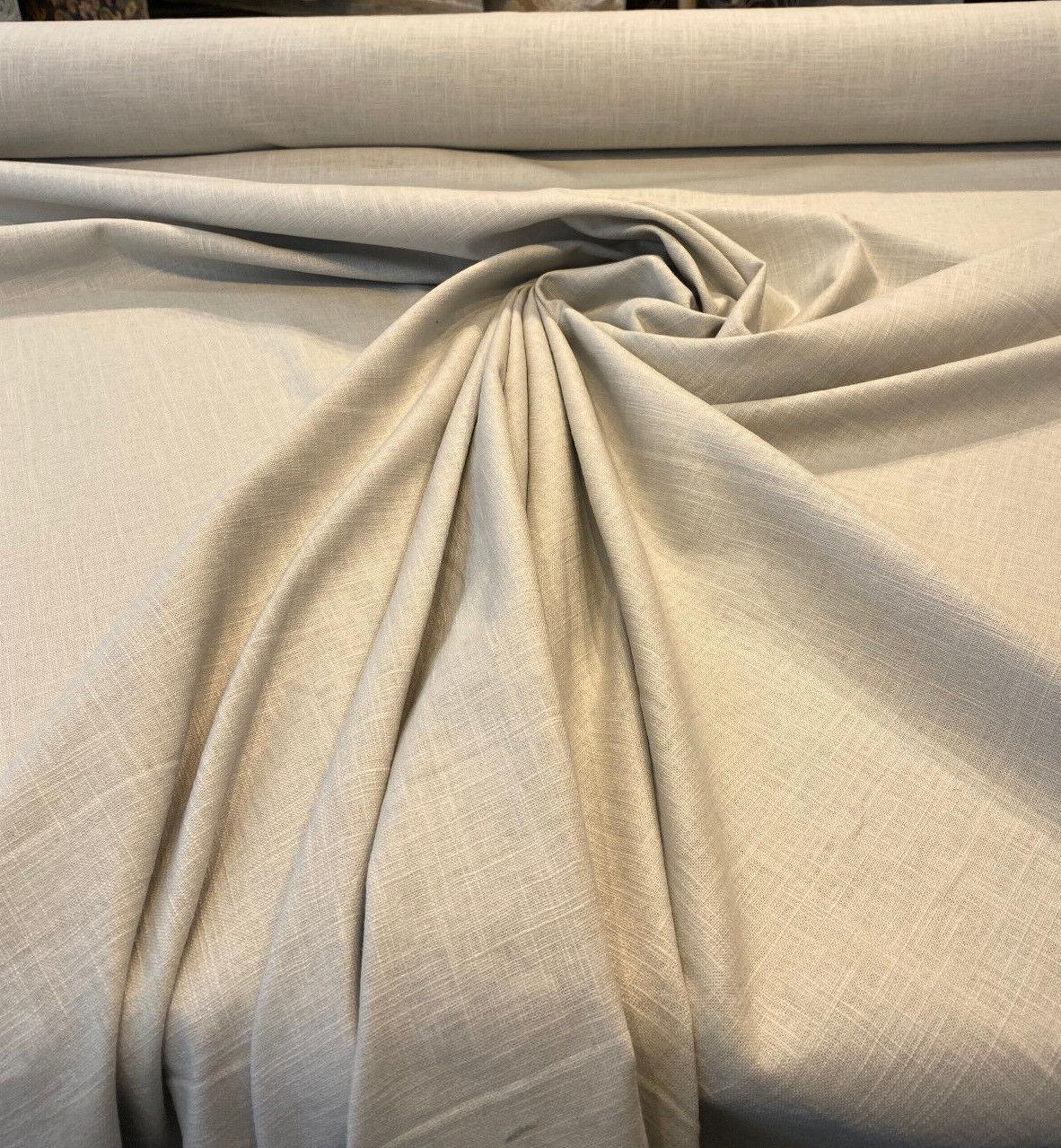 Shoreline Steam Light Gray Linen Fabric - Sand Washed, 55" Width (1 Yard)