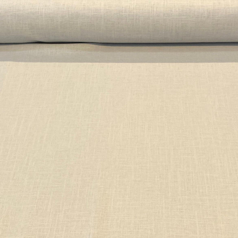 Shoreline Steam Light Gray Linen Fabric - Sand Washed, 55" Width (1 Yard)