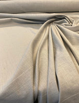 Shoreline Steam Light Gray Linen Fabric - Sand Washed, 55" Width (1 Yard)