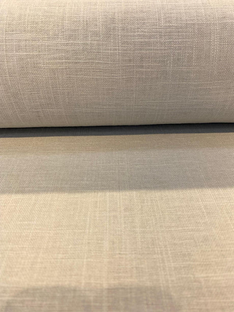Shoreline Steam Light Gray Linen Fabric - Sand Washed, 55" Width (1 Yard)