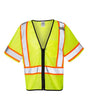Kishigo Unisex Class 3 Mesh Zippered Safety Vest