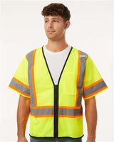 Class 3 Mesh Zippered Vest