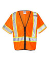 Kishigo Unisex Class 3 Mesh Zippered Safety Vest
