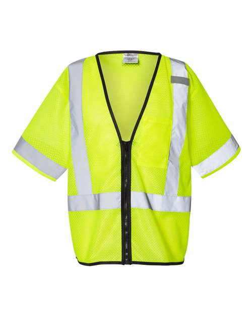 Kishigo Unisex Economy Single Pocket Zipper Safety Vest
