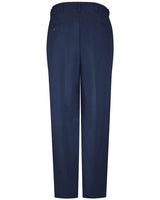Plain Front Casual Cotton Pants