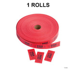 Paw Print Incentive Roll Tickets