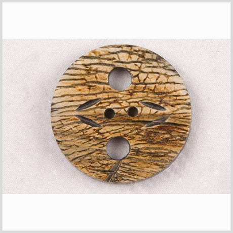Natural Horn Button - 40L/25.5mm